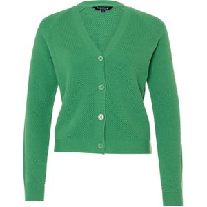 Bloomings Vest groen (Maat: S) - Effen - Halslijn: V-hals,