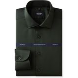 OLYMP SIGNATURE - Overhemd - Olijfgroen - Tailored Fit - Kentkraag