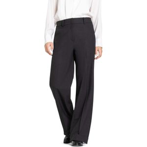 Cambio - Grace - Bandplooibroek - Antraciet - Lang/maxi