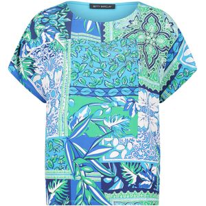 Betty Barclay T-shirt blauw (Maat: 46) - Halslijn: Ronde hals,