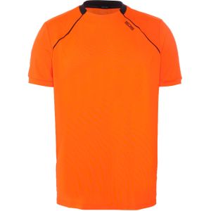 Sjeng T-shirt oranje (Maat: XL) - Effen - Halslijn: Ronde hals,