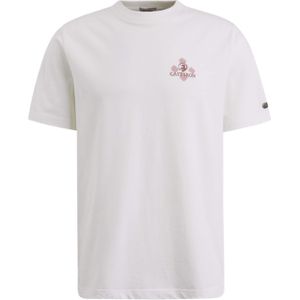 Cast Iron T-shirt wit (Maat: L) - Fotoprint - Halslijn: Ronde hals,
