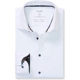 OLYMP Level Five 24/Seven Jersey shirt wit, Effen