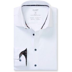 OLYMP Level Five 24/Seven Jersey shirt wit, Effen