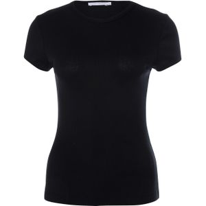 Your Best Luxury Style T-shirt zwart (Maat: L) - Effen - Halslijn: Ronde hals,