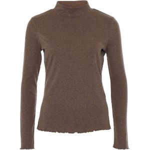 OPUS - Suhanna curly - Damesshirt - Lange Mouwen - Riblook