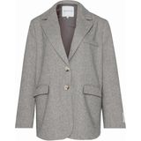 Bolina Island Dames blazer grijs (Maat: S) - Glitter