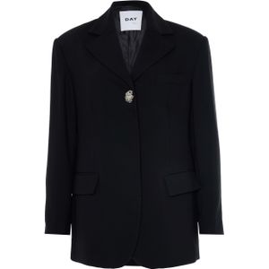 Day Birger et Mikkelsen Frances classic gabardine blazer zwart (Maat: 38) - Effen