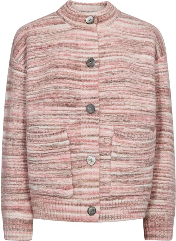 Freequent - FQGRSClas - Vest - Rood - Zachte Stof met Textuurpatroon