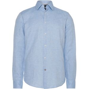 Boss Menswear Overhemd lange mouw blauw (Maat: 38) - Effen