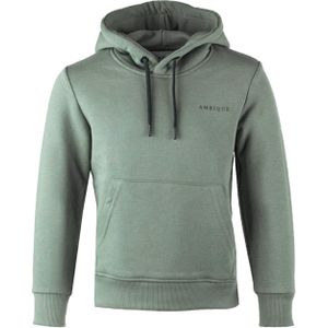 Ambique Jongens hoodie groen (Maat: 140) - Effen - Halslijn: Capuchon,
