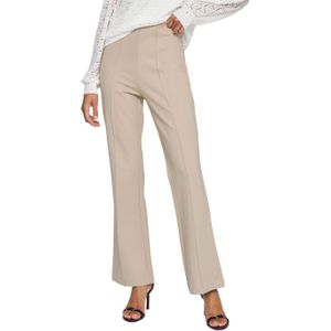 Vila VIBILLIE HW PANTS - NOOS broek beige (Maat: L) - Effen