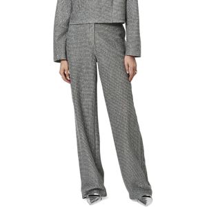 Dante6 Aremi metallic straight leg broek zilver (Maat: L)