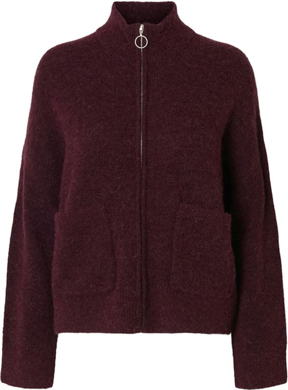 Selected - Sia - Trui - Met Volledige Rits - Hoge Hals - Lange Mouwen