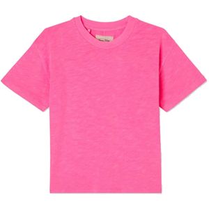 American Vintage T-Shirt roze (Maat: 98) - Effen - Halslijn: Ronde hals,