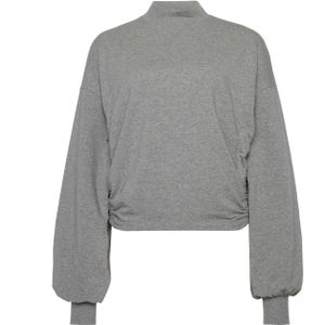 Drykorn Dames coltrui grijs (Maat: L) - Effen - Halslijn: Col,