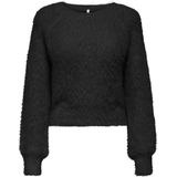 ONLY - ONLLULU LS RIB SHORT O-NECK CC KNT - Dames - Gebreide Pullover