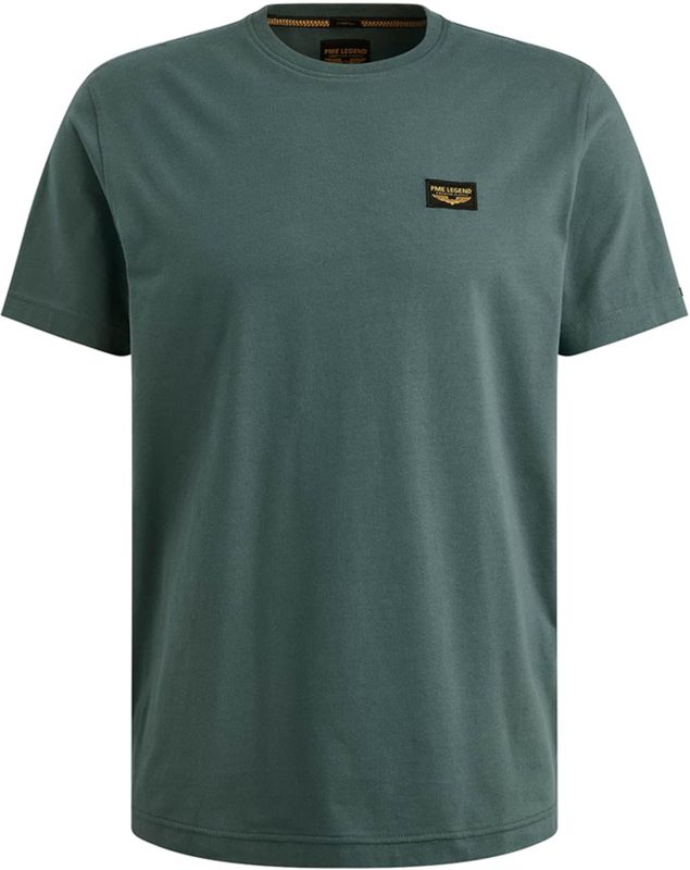 PME Legend - American Classic T-Shirt - Groen - Regular-fit - Katoen en Stretch