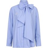 Hedy Blouse - Powder Blue/Light Ecru XXS