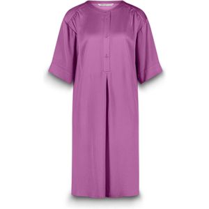 Summum Woman Jurk roze (Maat: 34) - Effen - Halslijn: Ronde hals,