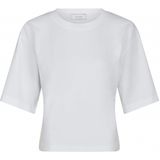 Neo Noir - Boxy Tee - Wit - Dames - Katoen
