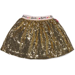 Jubel Meisjes rok goud (Maat: 140) - Glitter