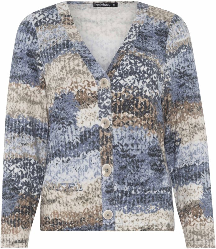 Golléhaug Vest blauw (Maat: 40)