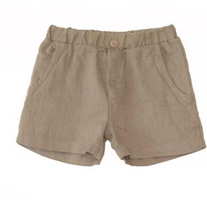 Play Up Linen korte broek bruin (Maat: 104)