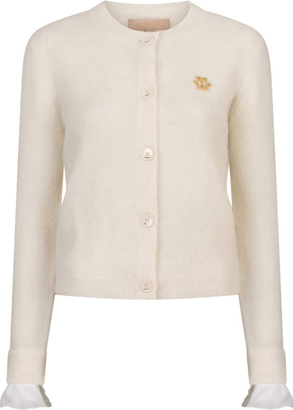 Josh V - Bebe Cardigan - Light Ecru Melange - Cardigan