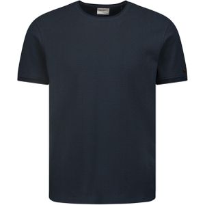 No Excess T-shirt blauw (Maat: XL) - Effen - Halslijn: Ronde hals,
