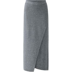 Oui - Wikkelrok - Wolmix - Nauwsluitende Pasvorm - Gebreide Look