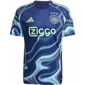 Adidas T-shirt blauw (Maat: XS) - Halslijn: Ronde hals,
