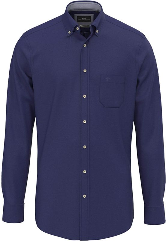 Fynch Hatton - Overhemd - 15108280 - Katoen - Effen Kleur - Lange Mouwen