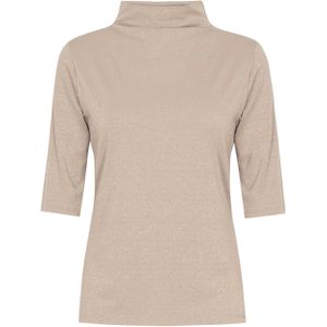 No man's land Dames coltrui goud (Maat: M) - Glitter - Halslijn: Col,