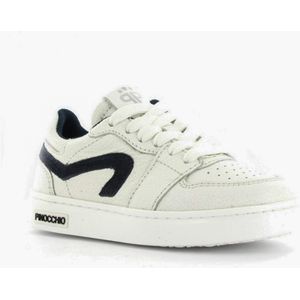 Pinocchio jongens veterschoenen wit (Maat: 21 EU)