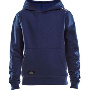 Craft Trui blauw (Maat: 122) - Effen - Halslijn: Capuchon,