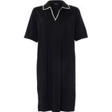 OPUS - Wembli - T-shirtjurk - Zwart - Viscosemix met Stretch