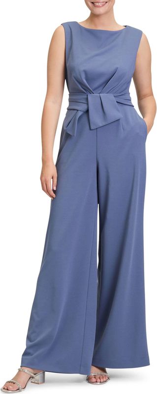 Vera Mont - Jumpsuit - Blauw - Lang/maxi - Mouwloos