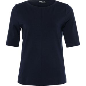 Frank Walder Dames t-shirt blauw (Maat: 36) - Effen - Halslijn: Ronde hals,