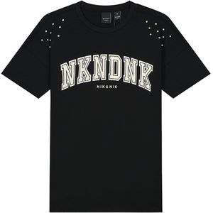 NIK & NIK T-Shirt zwart (Maat: 176) - Tekst - Halslijn: Ronde hals,
