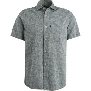 Vanguard Overhemd korte mouw zwart (Maat: XL) - Mélange