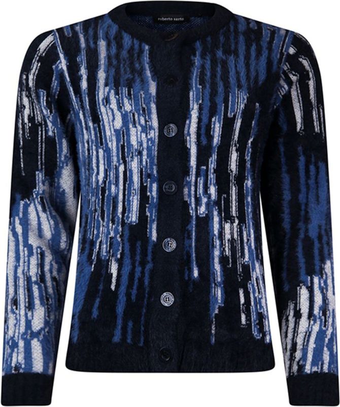 Roberto Sarto - Cardigan - Blauw - Dames