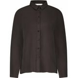 by-bar - Blouse Satijn Donna - Bruin - Blouses