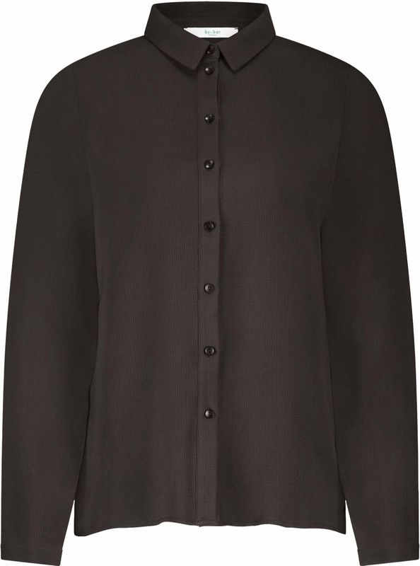 by-bar - Blouse Satijn Donna - Bruin - Blouses