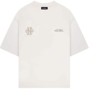 Quotrell T-shirt ecru (Maat: S) - Fotoprint - Halslijn: Ronde hals,