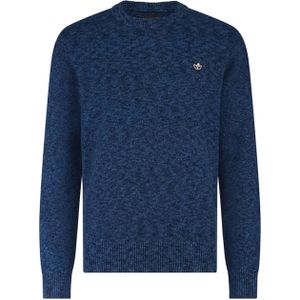 Bluefields Trui blauw (Maat: S) - Mélange - Halslijn: Ronde hals,