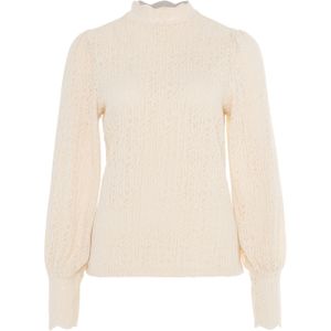 GARCIA - Effen T-shirt - Wit - Lange Mouw