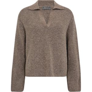 MOS MOSH - Model 'Aidy' - Gebreide Pullover - Wolmix - Polokraag