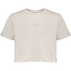 Frankie & Liberty T-Shirt beige (Maat: 128) - Effen - Halslijn: Ronde hals,