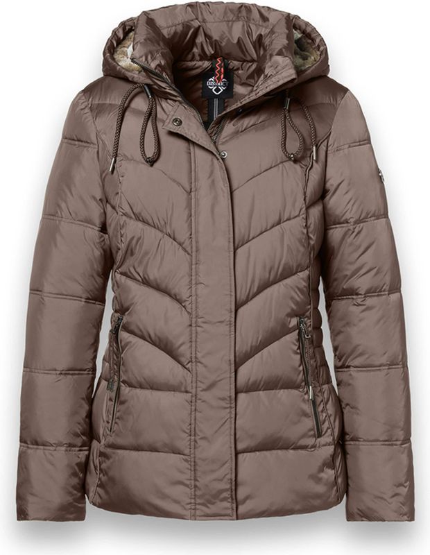 District - MONTANA - Damesjas - Dark Taupe - Kort Model Stepjack